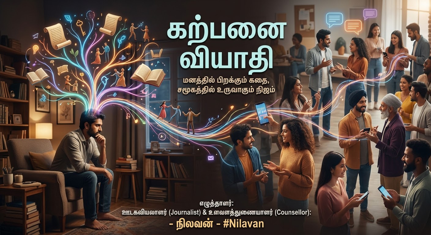 கற்பனை, நம்பிக்கை, உளவியல் தாக்கம் மற்றும் சமூகப் பரவல் குறித்து ஓர் ஆழமான பார்வை-நிலவன்